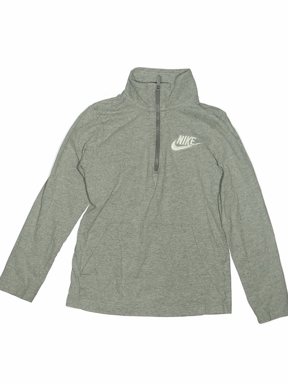 ⭐️4 for $20 Nike Youth Heather Gray Quarter-Zip Pullover Hoodie